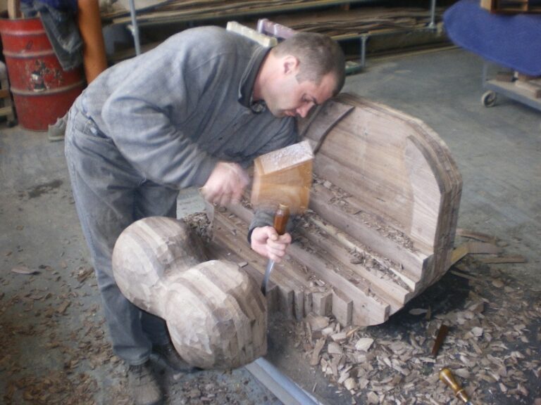 Modern Sculpted Loveseat