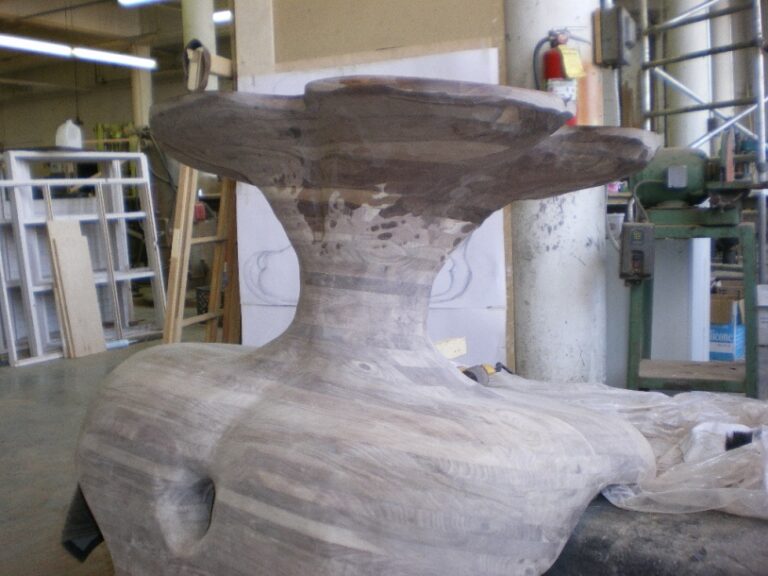 Modern Sculpted Loveseat