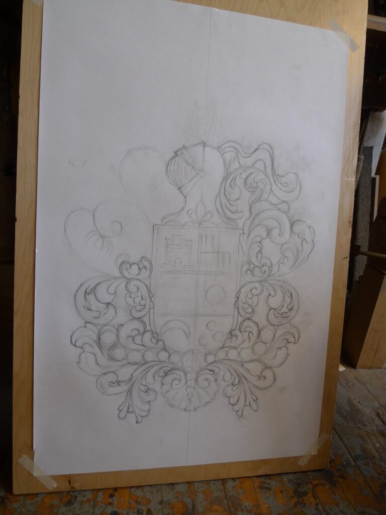Heraldic Crest Initial Design
