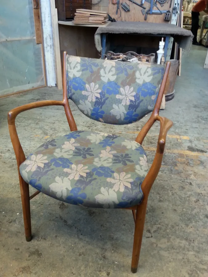 Finn Juhl Armchair — Repair, Refinishing & Reupholstery