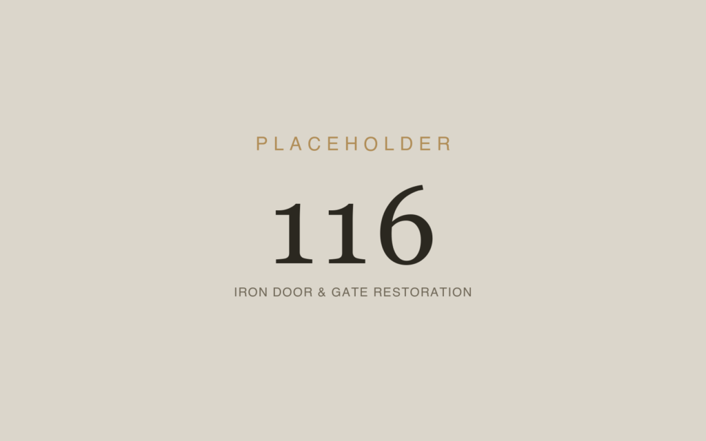 Iron & Wrought-Iron Door Restoration