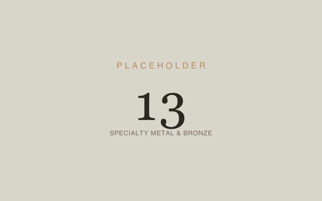 Specialty Metal & Bronze Fabrication